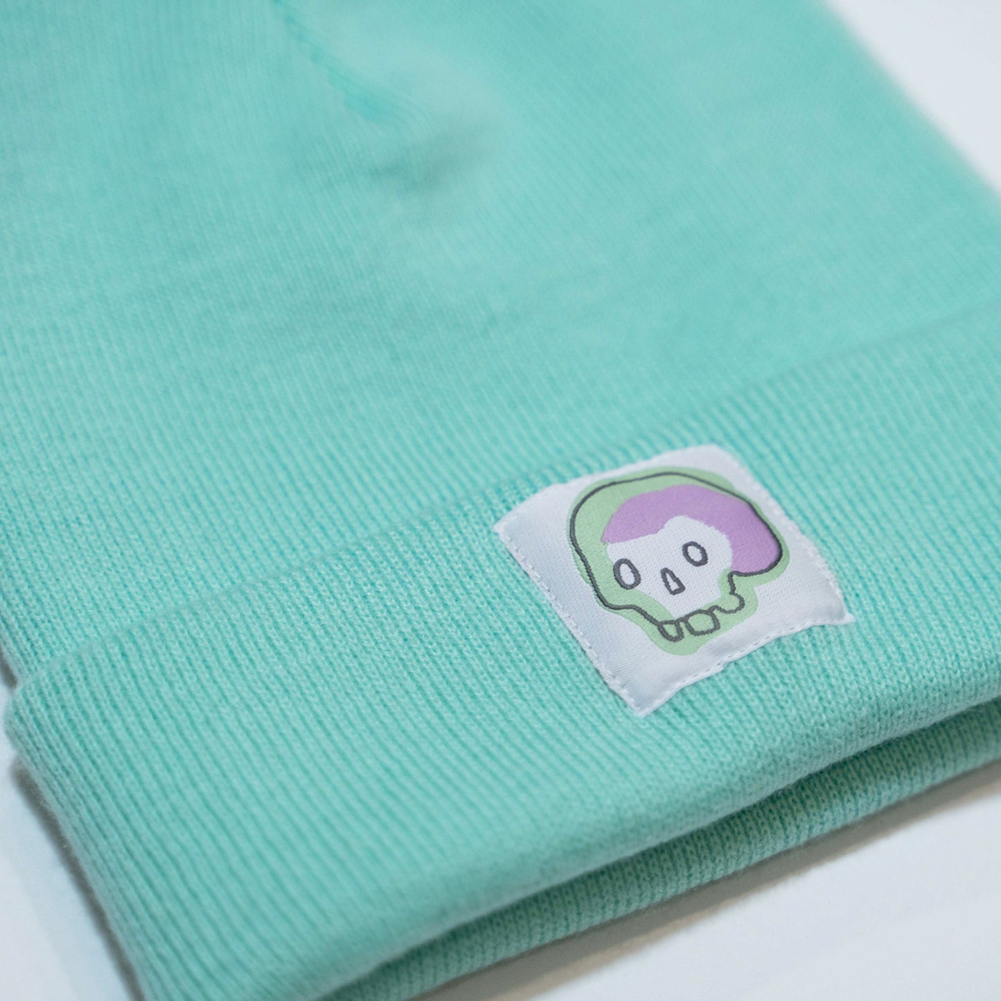 SKULL - Mint Beanie