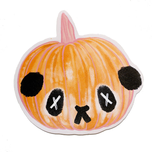 Panda Pumpkin Sticker