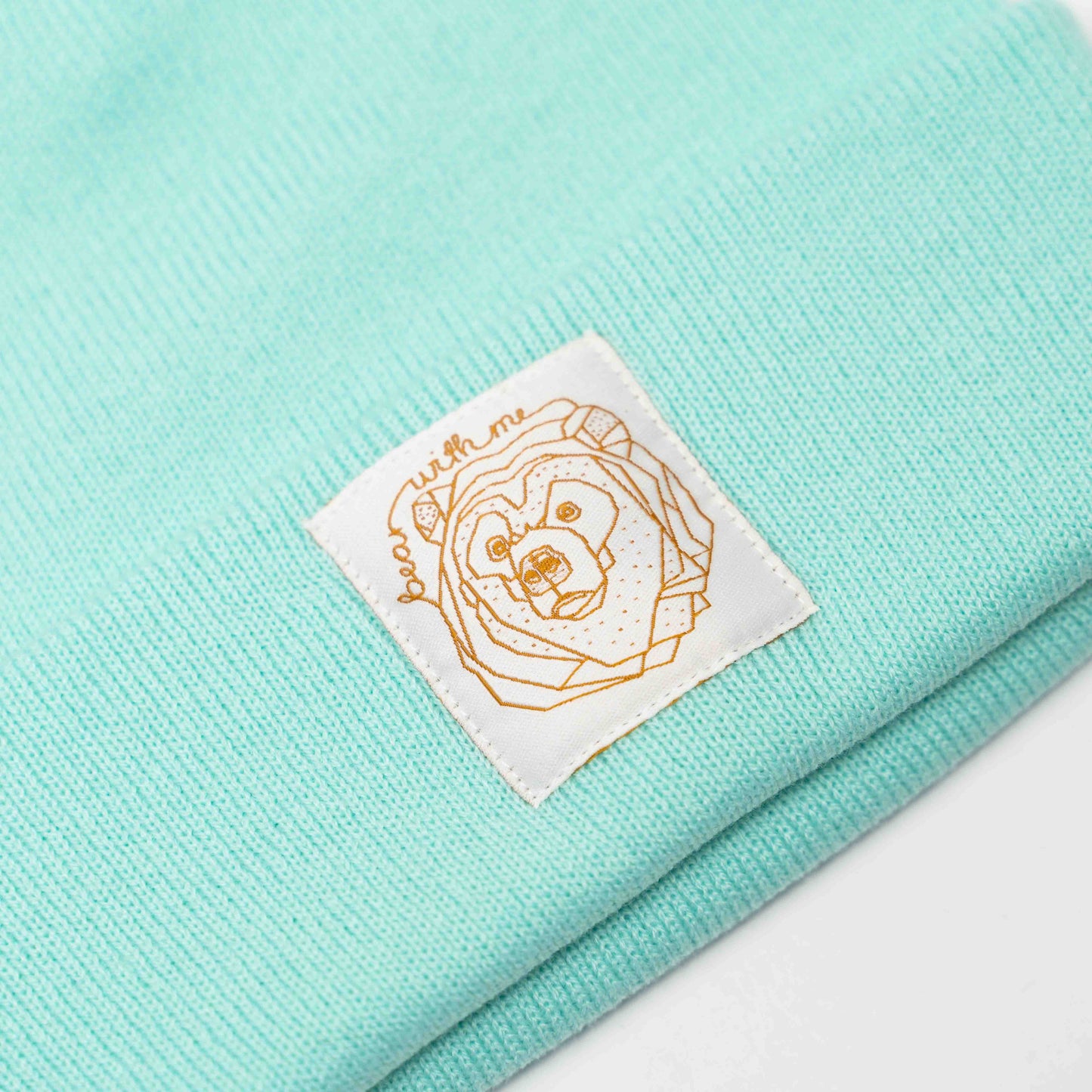 BEAR WITH ME - Mint Beanie