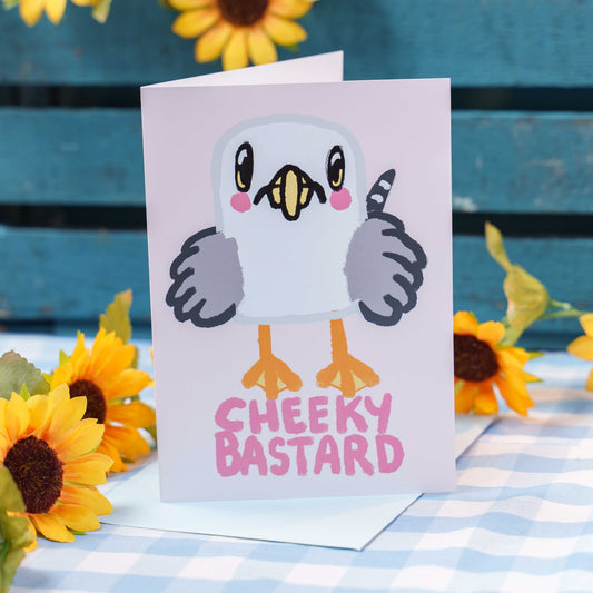 Cheeky Bastard Greeting Card