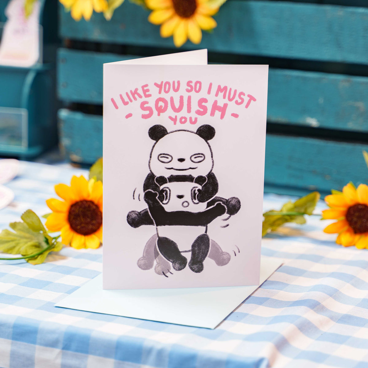 I Like You So I Must Squish You Greeting Card