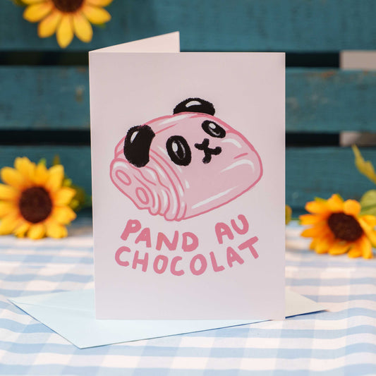 Pand Au Chocolat Greeting Card