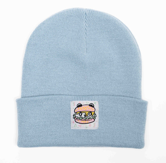 PANDA POUNDER - Faded Blue Beanie