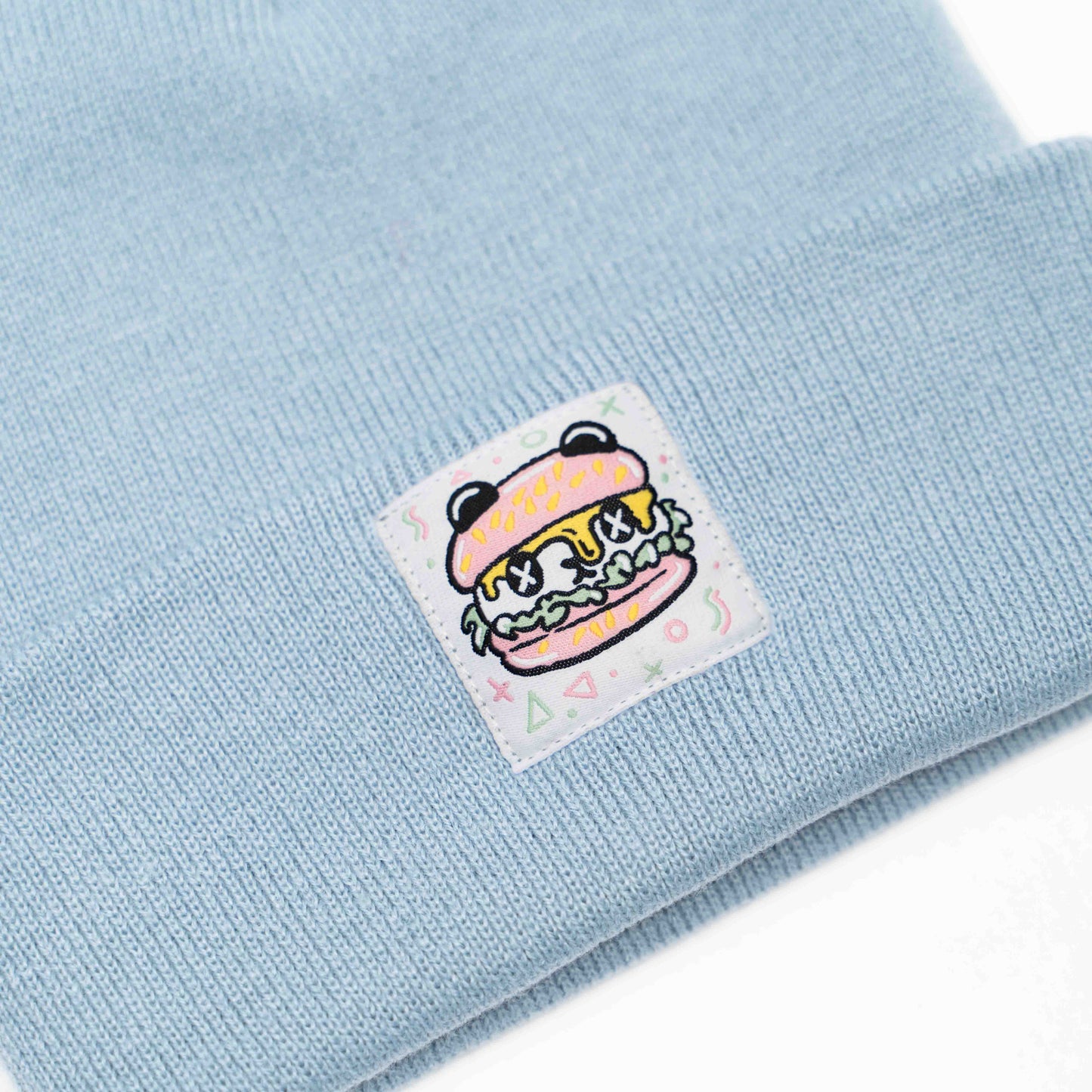 PANDA POUNDER - Faded Blue Beanie