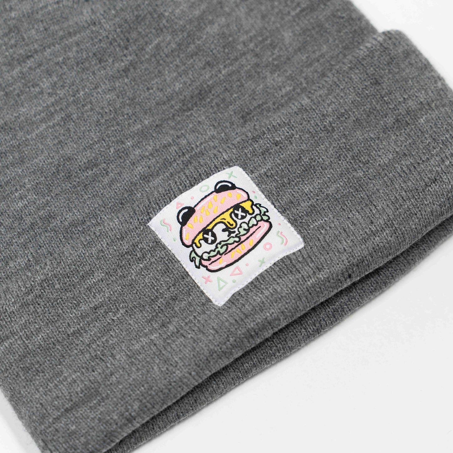 PANDA POUNDER - Dark Boring Grey Beanie