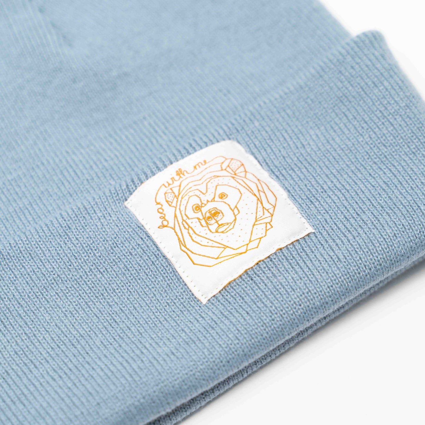 BEAR WITH ME - Faded Blue Beanie