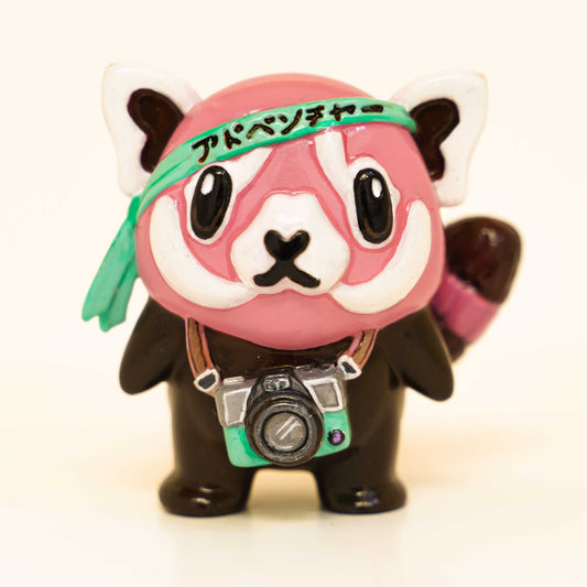 Adventure Red Panda small hand painted ART TOY