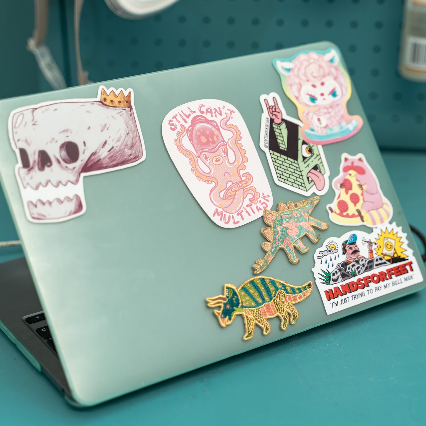 Still Can't Multitask Octopus Sticker