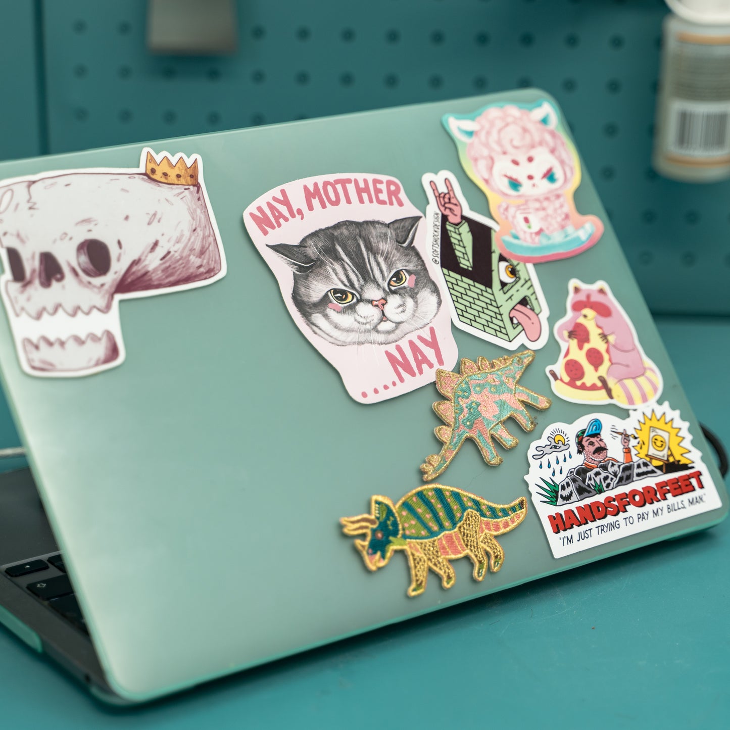 NAY, MOTHER, ....NAY! Cat Sticker