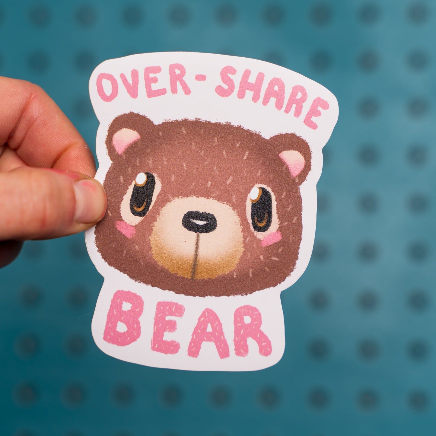 Over-Share Bear Sicker