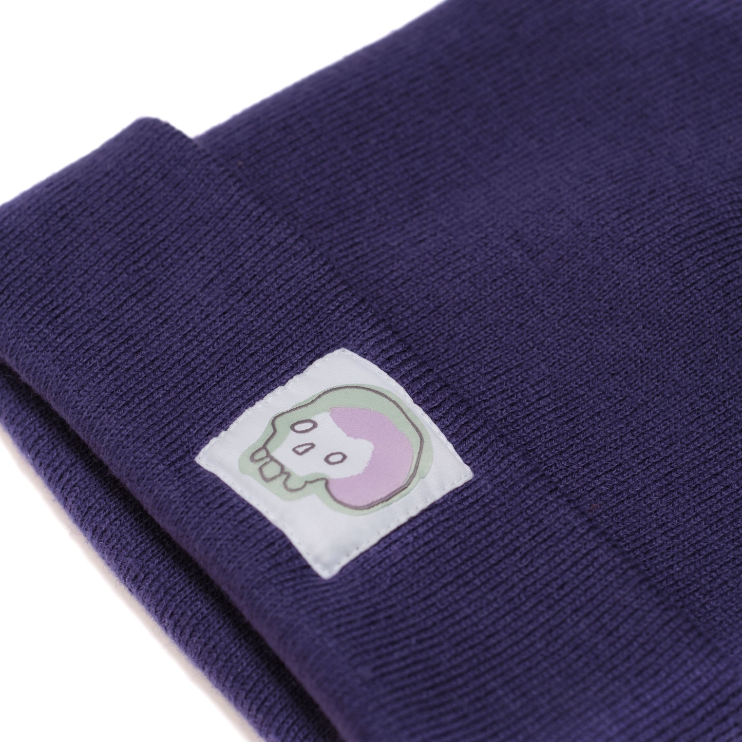 SKULL- Purple Beanie