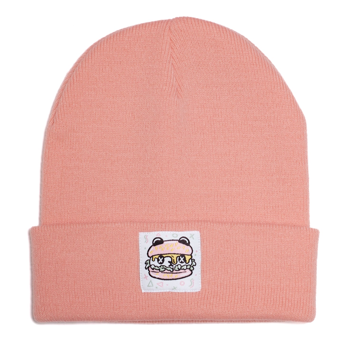 PANDA POUNDER - Salmon Pink Beanie