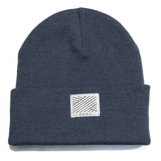 HAWK/STRIPES - Midnight Blue Beanie