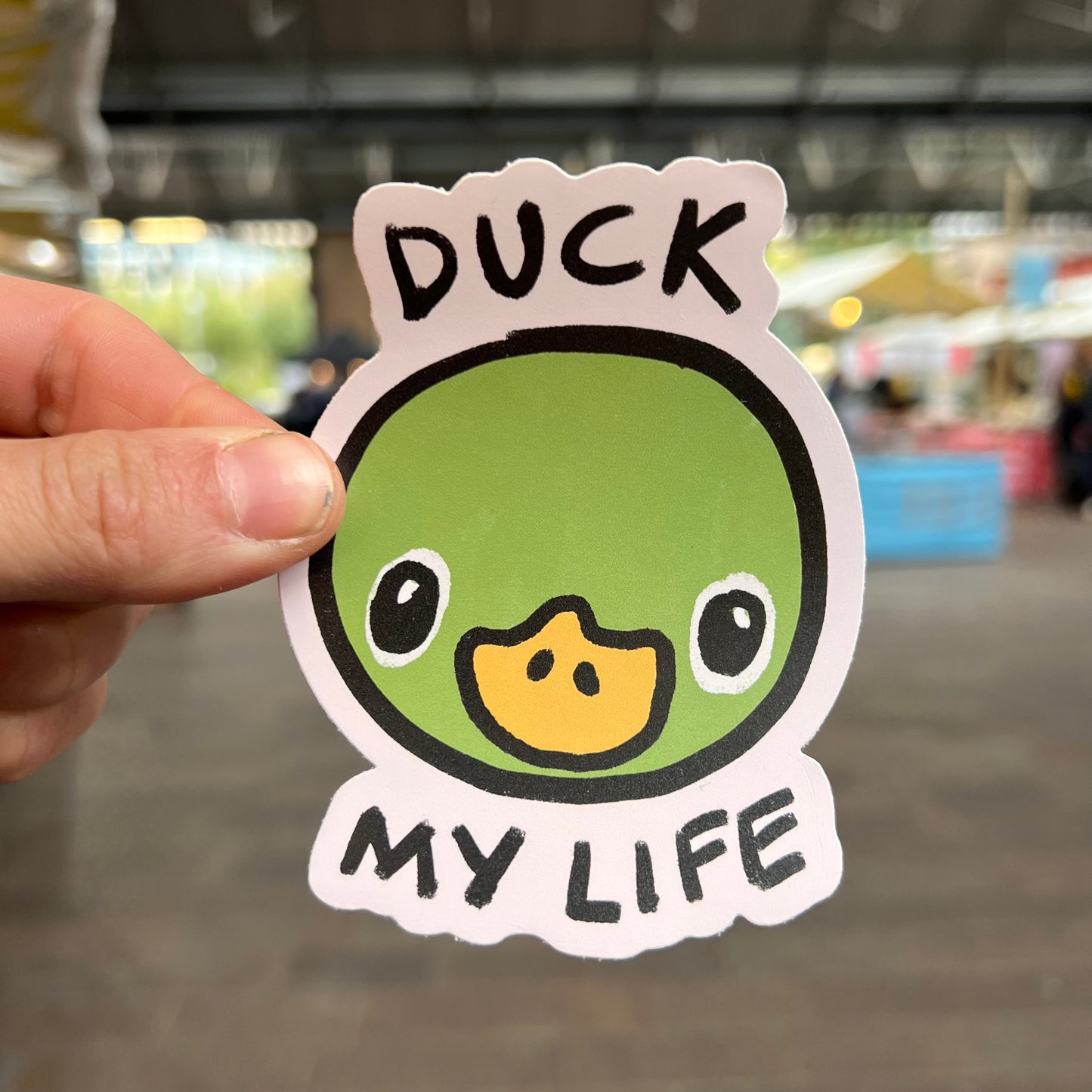 Duck My Life Sticker