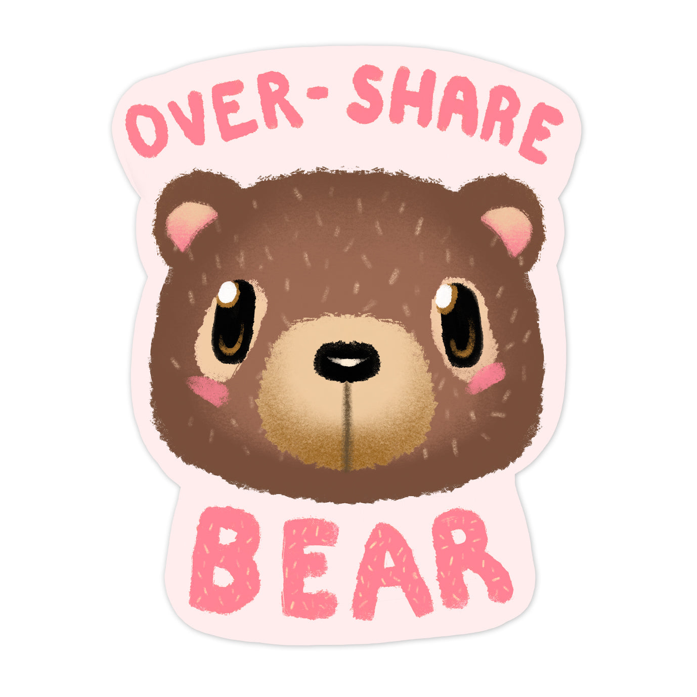 STICKER PACK; BEAVER, SLOTH, SEAGULL, CAT & BEAR.