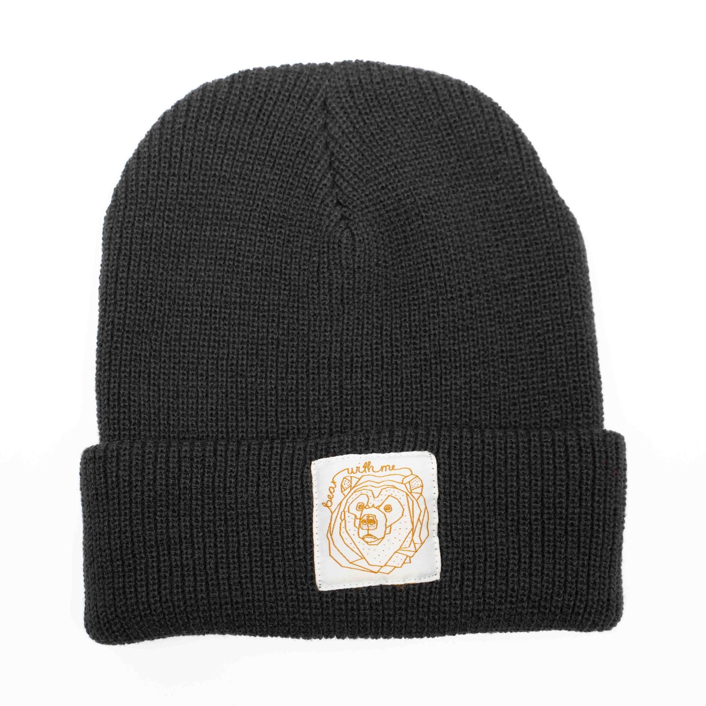 BEAR WITH ME - Angry Cloud Grey Beanie
