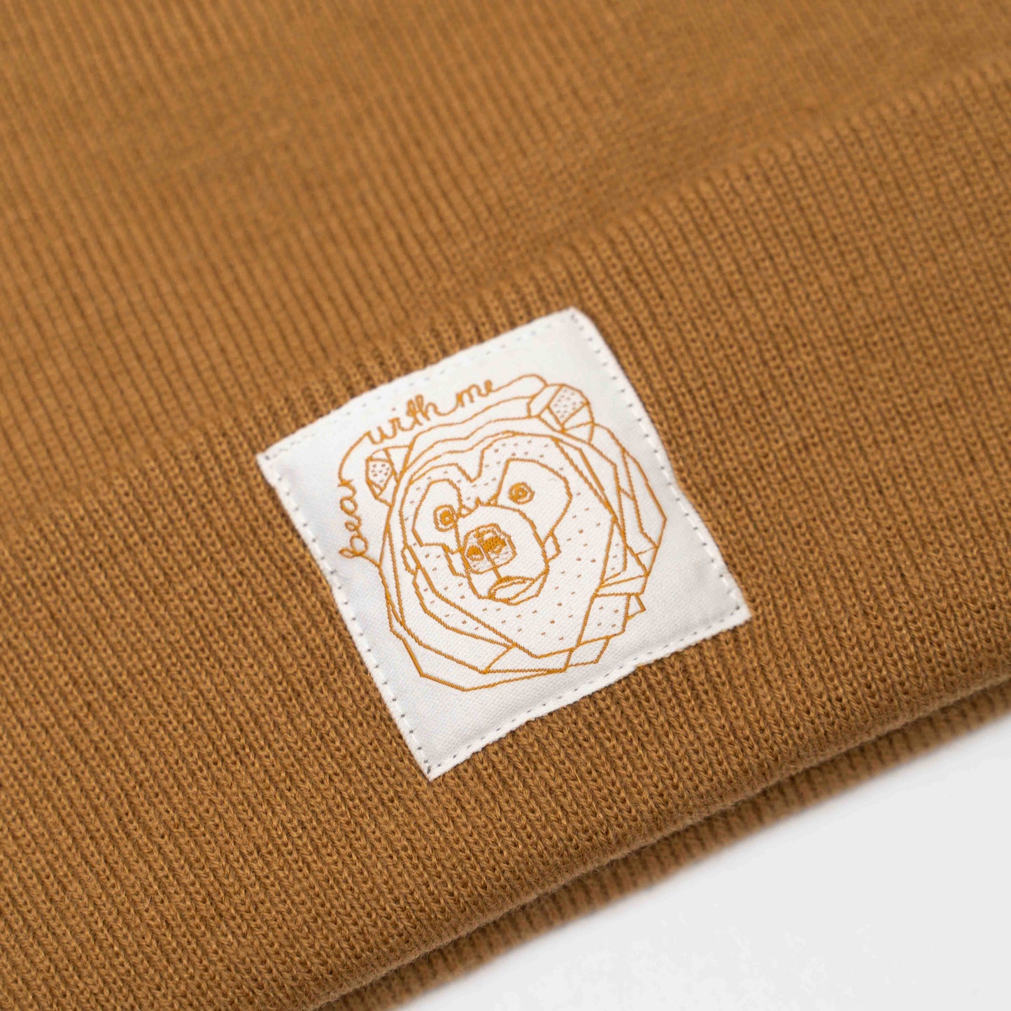 BEAR WITH ME - Camel Beanie