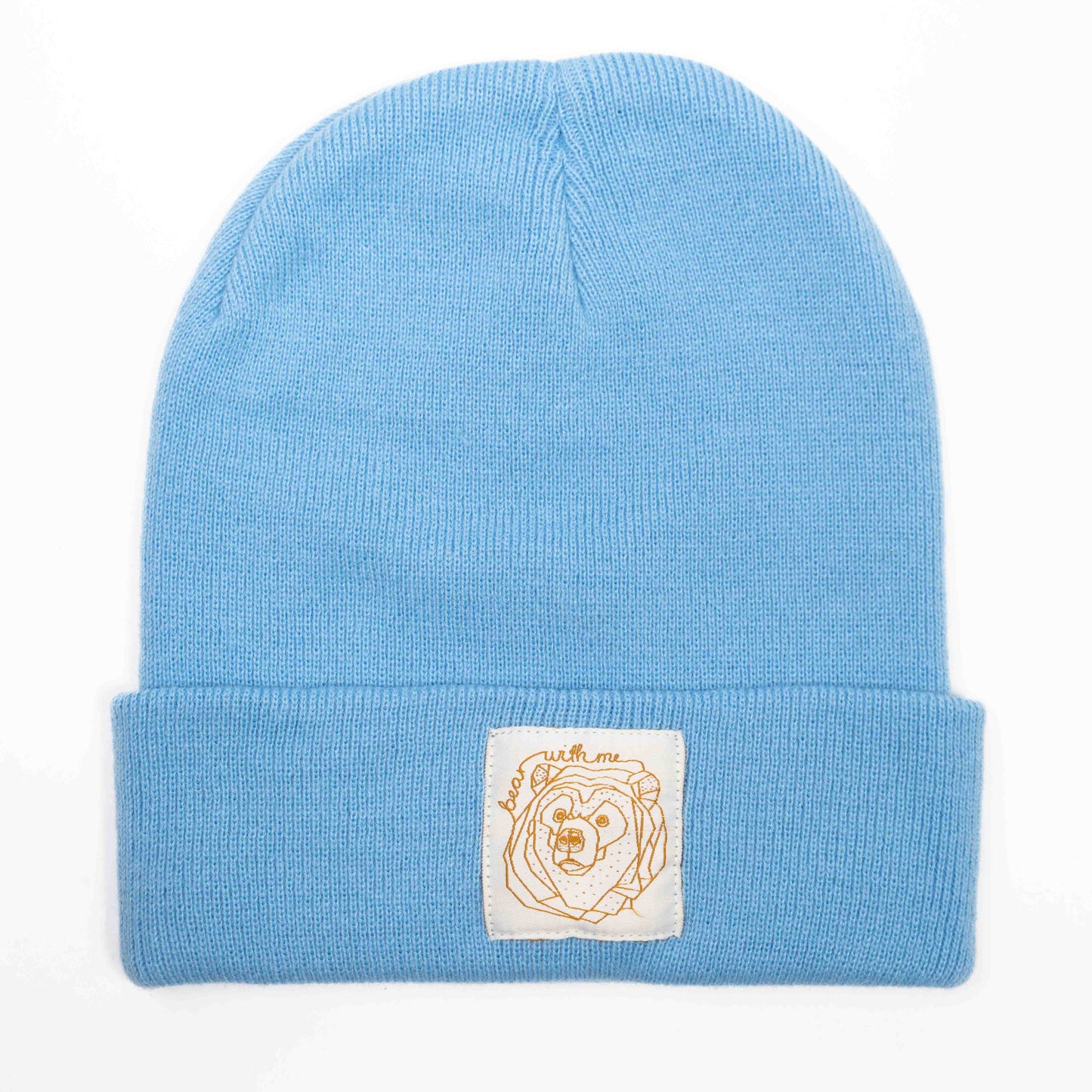 BEAR WITH ME - Cutesy Blue Beanie