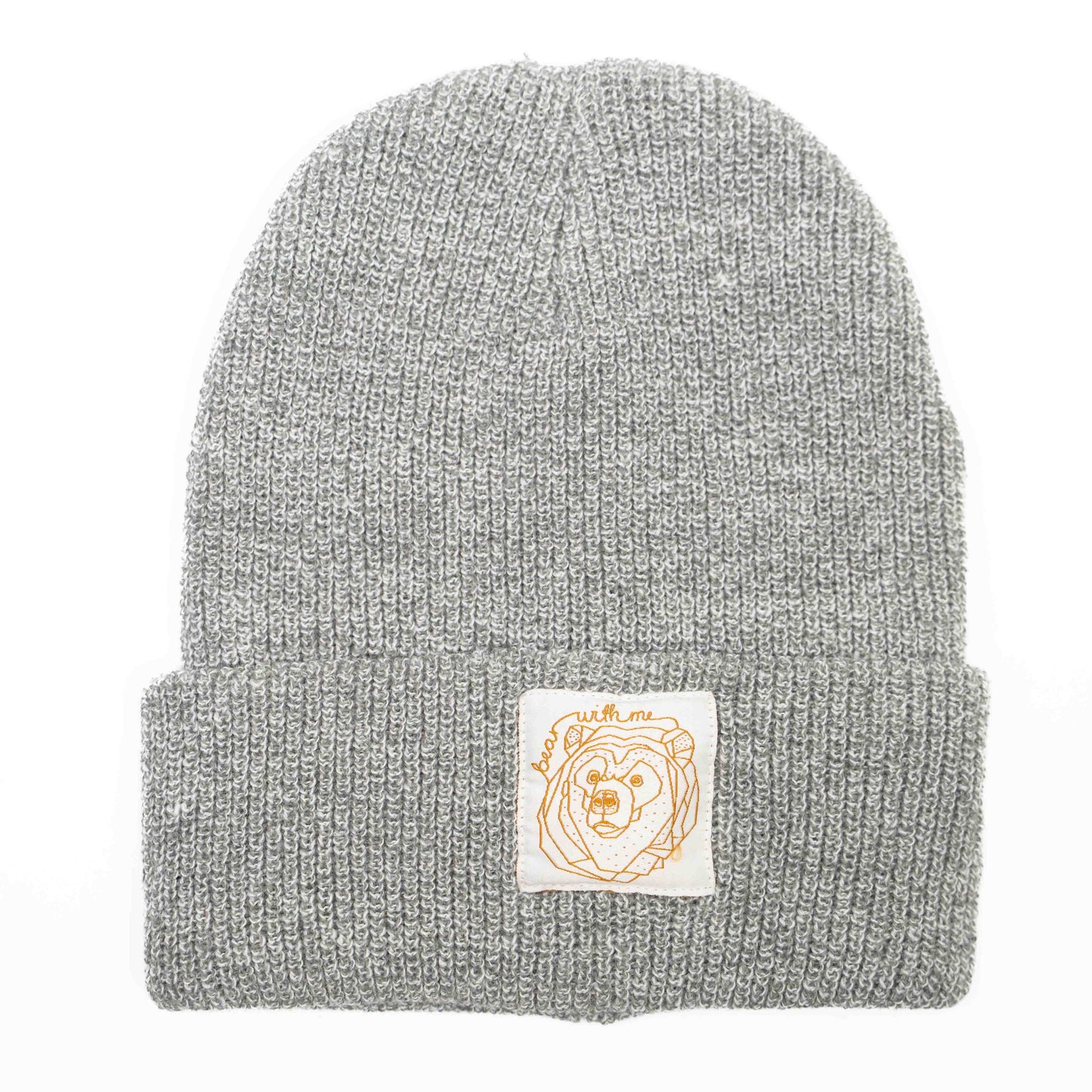 BEAR WITH ME - Ice Grey Beanie