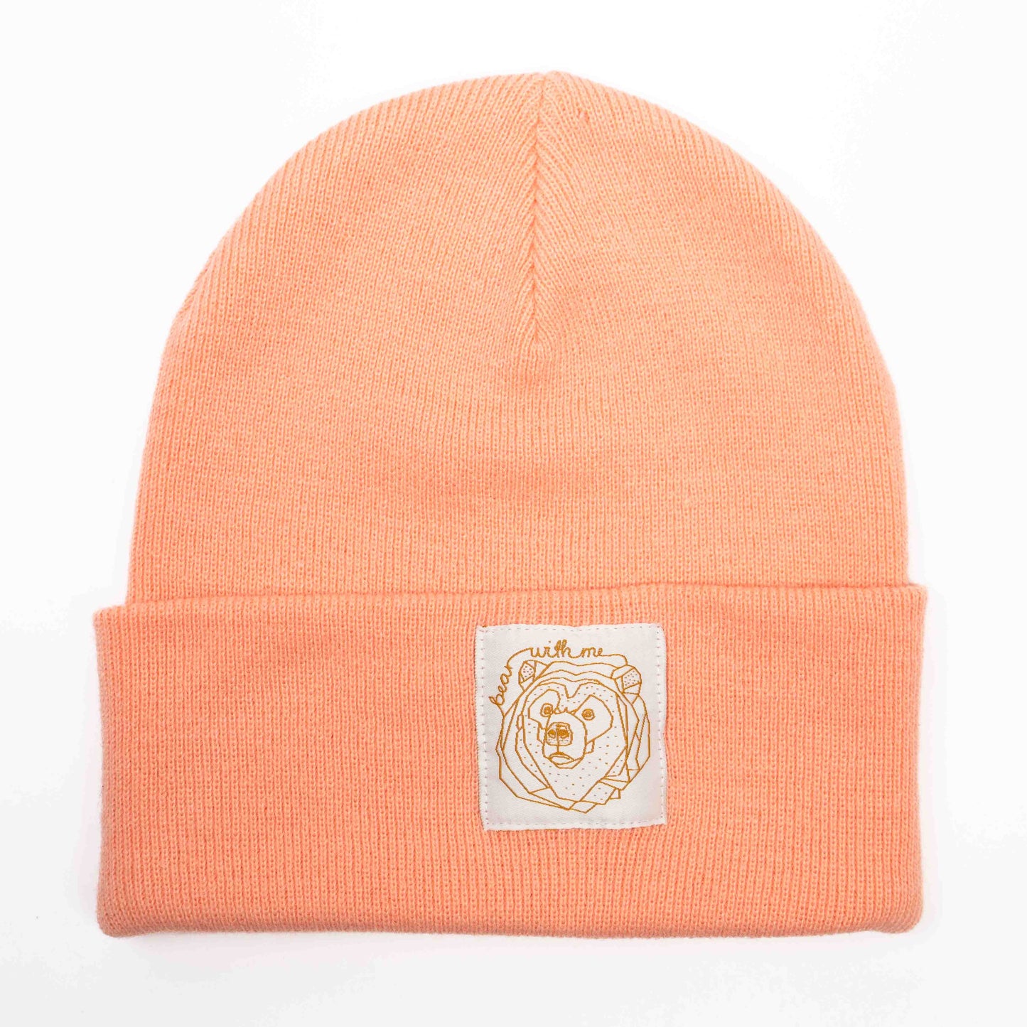 BEAR WITH ME - Salmon Beanie
