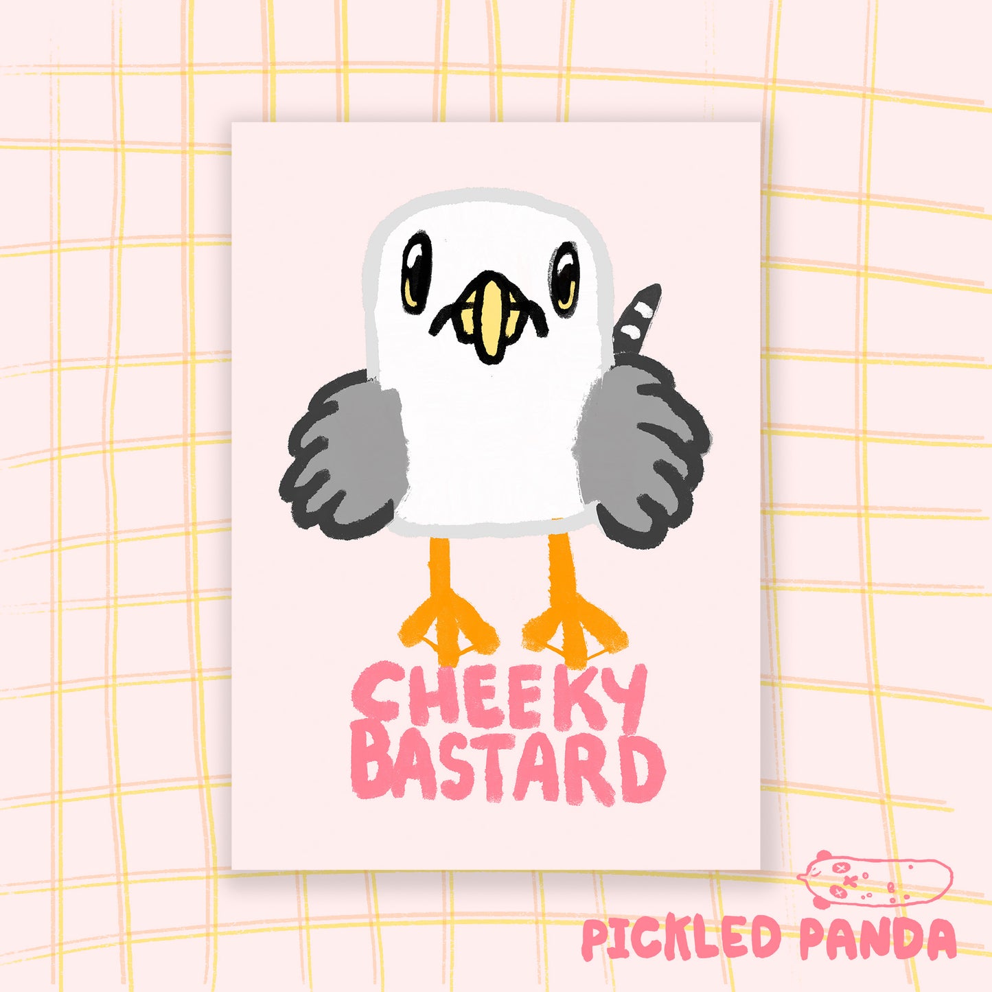 Cheeky Bastard Seagull Giclee Print