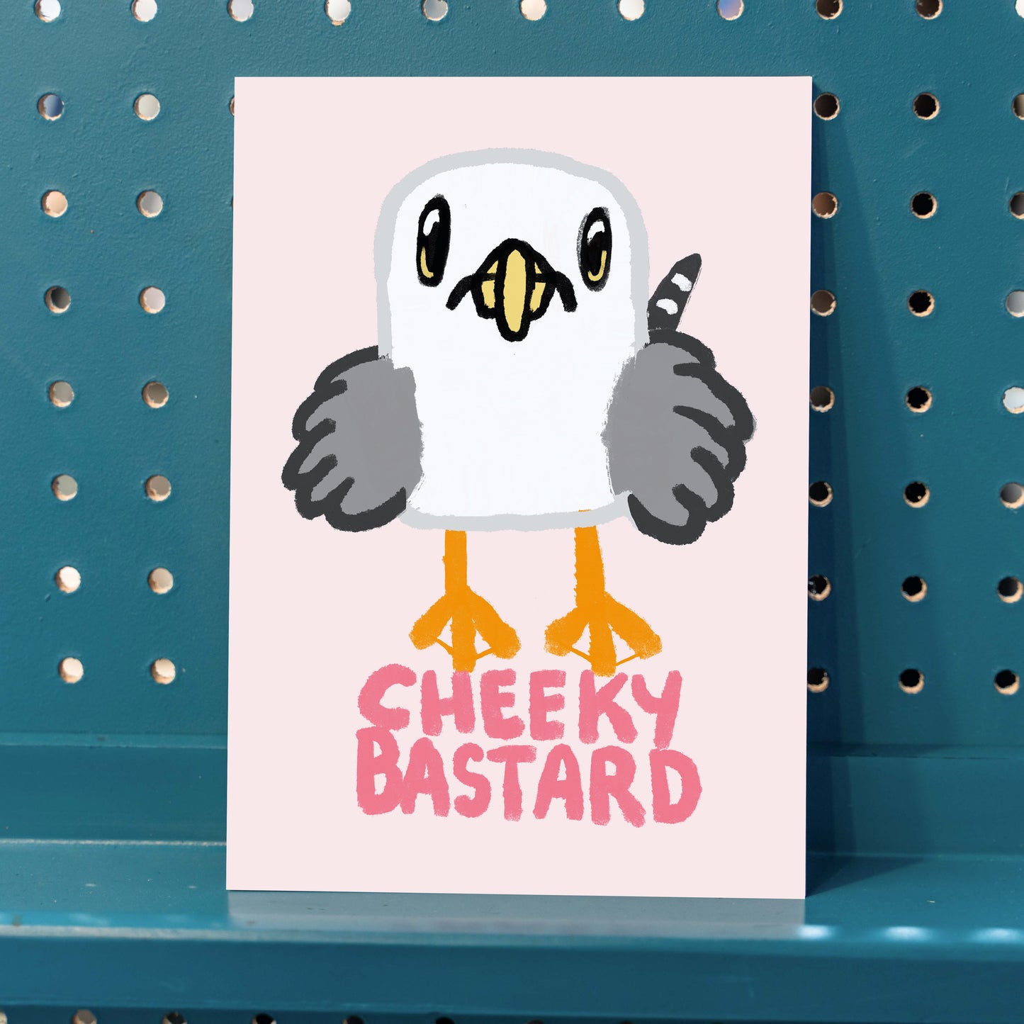 Cheeky Bastard Seagull Giclee Print