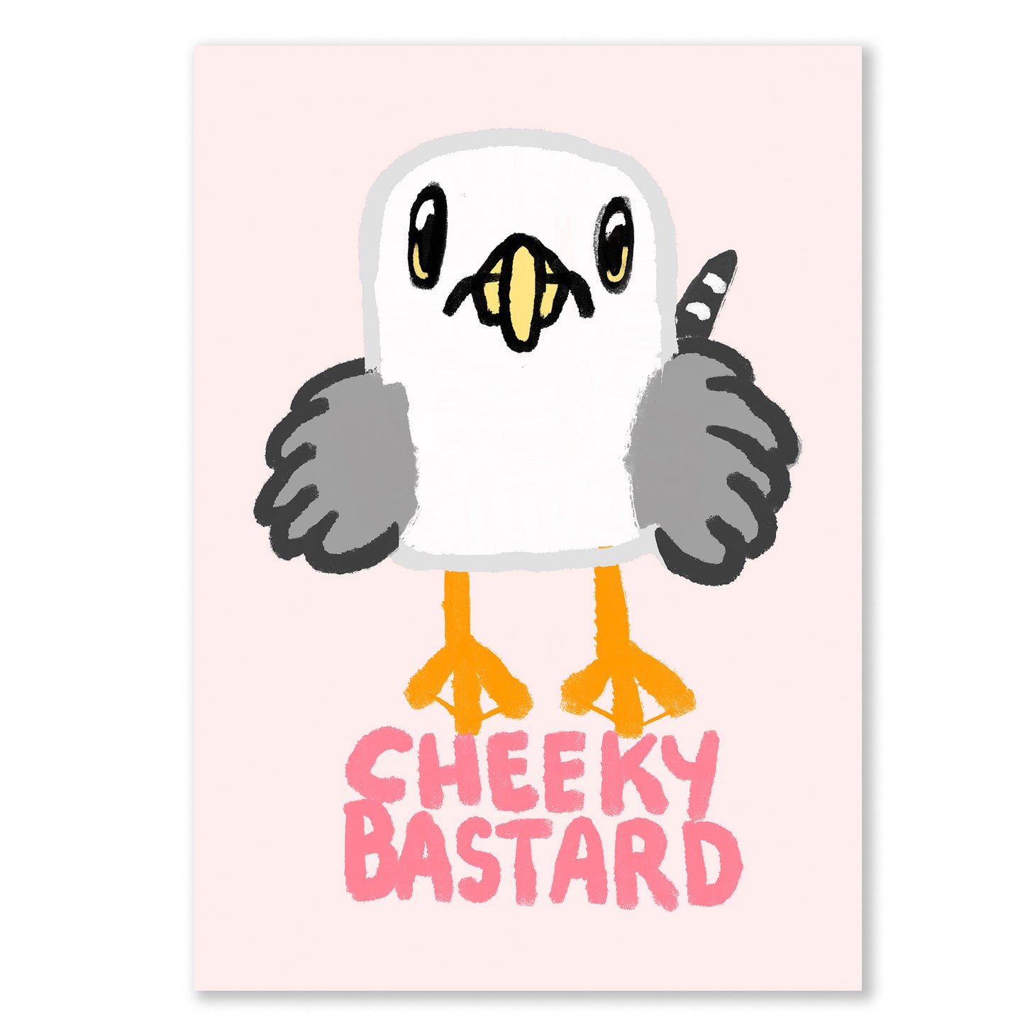 Cheeky Bastard Seagull Giclee Print