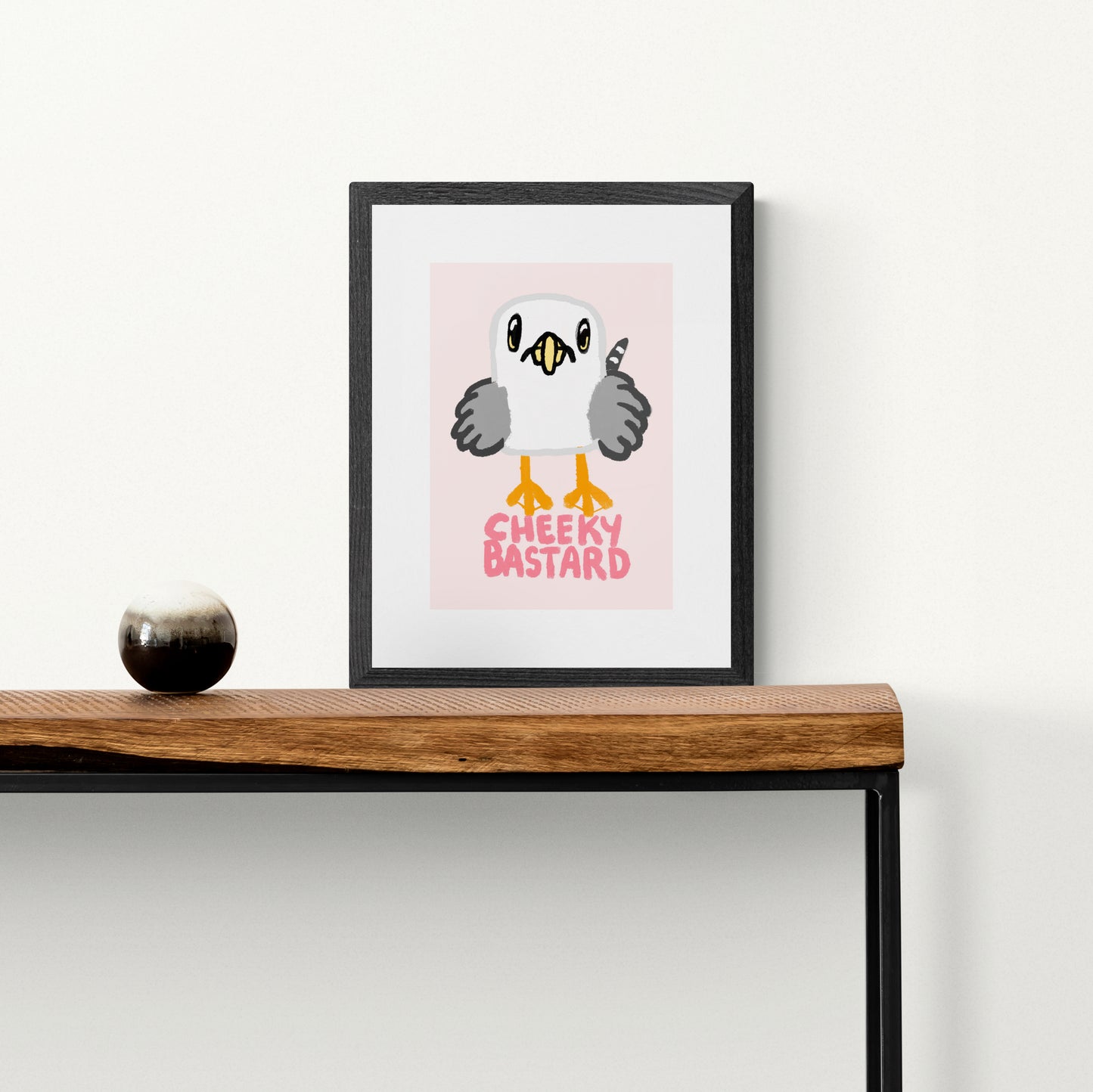 Cheeky Bastard Seagull Giclee Print