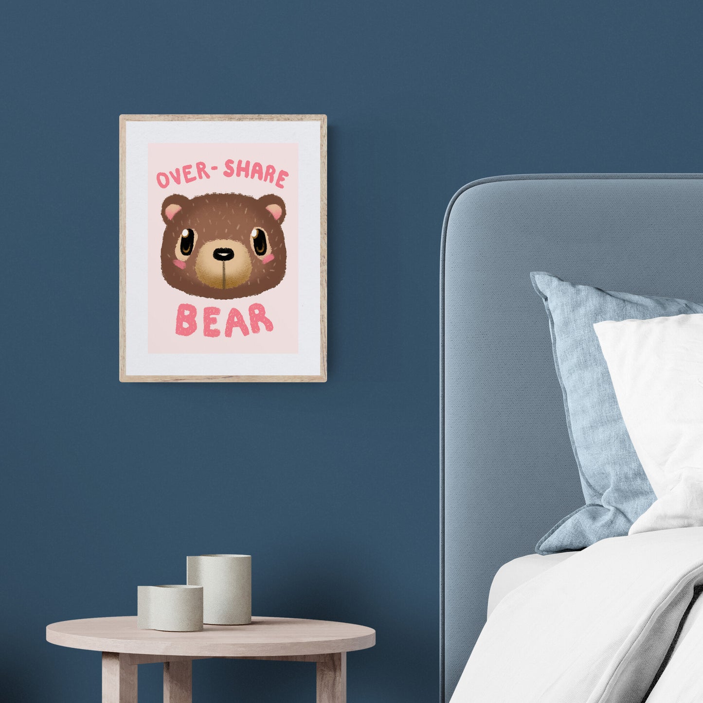 Over-Share Bear Giclee Print