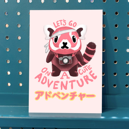 Let's go on a cute adventure Giclee Print