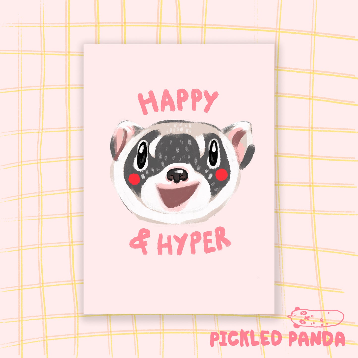 Happy and Hyper Giclee Print