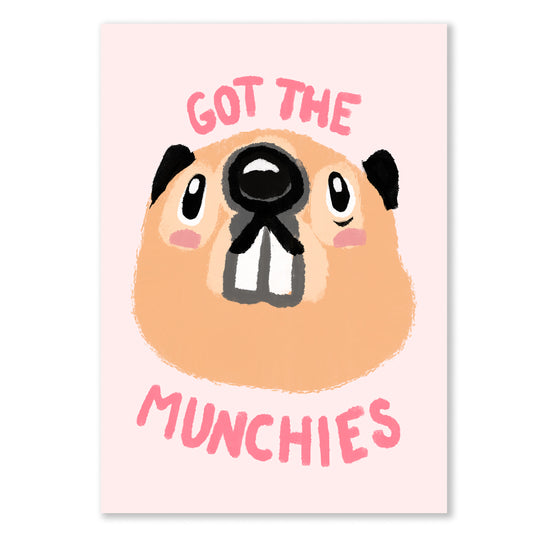 Got The Munchies Beaver Giclee Print