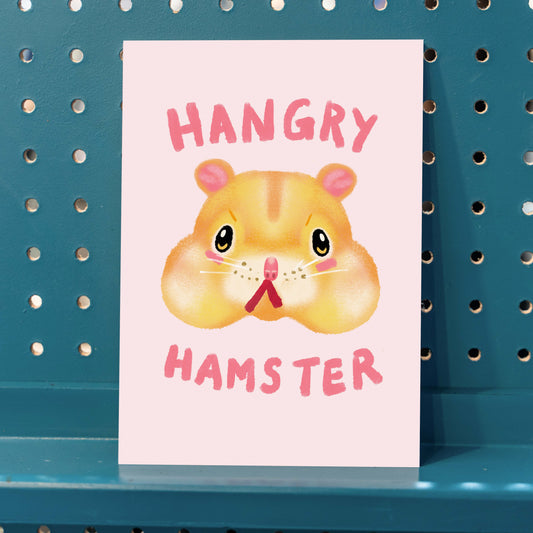 Hangry Hamster Giclee Print