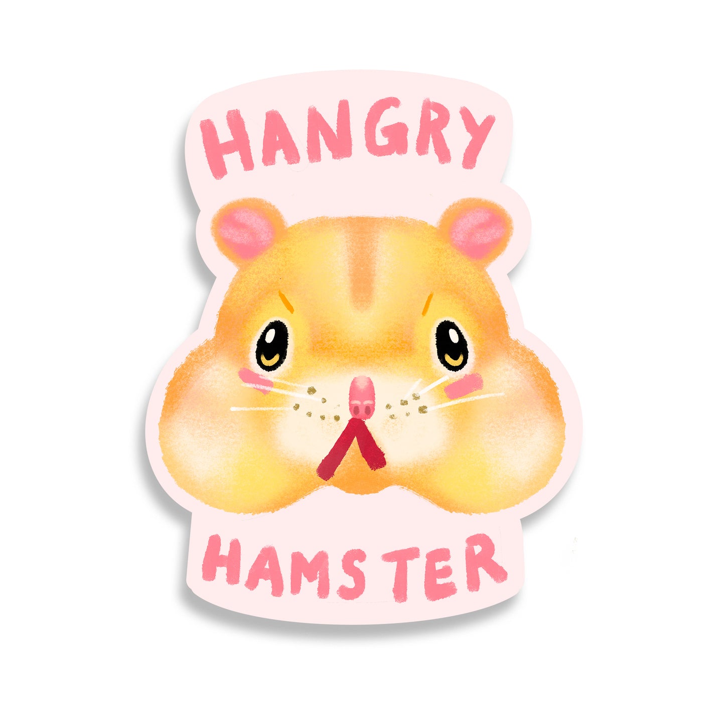 Hangry Hamster Sticker