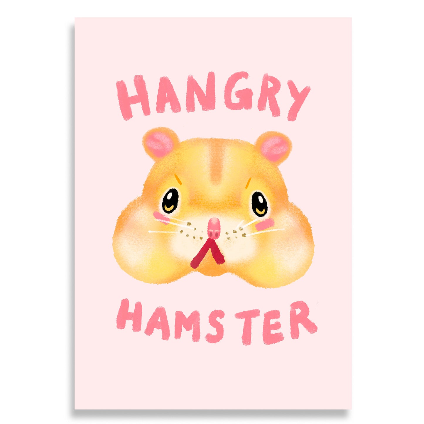 Hangry Hamster Giclee Print