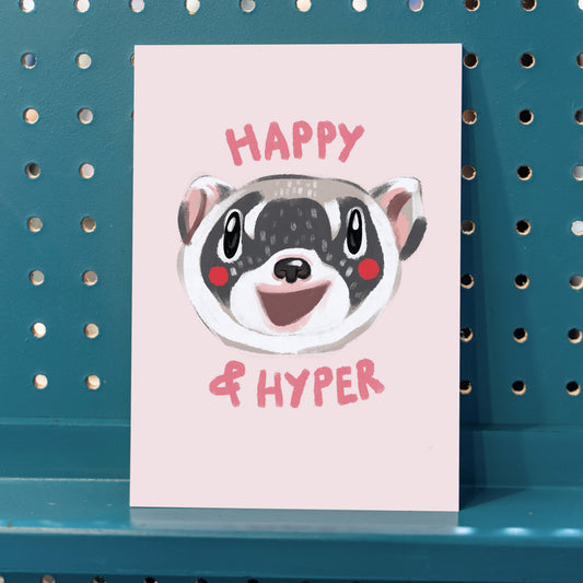 Happy and Hyper Giclee Print