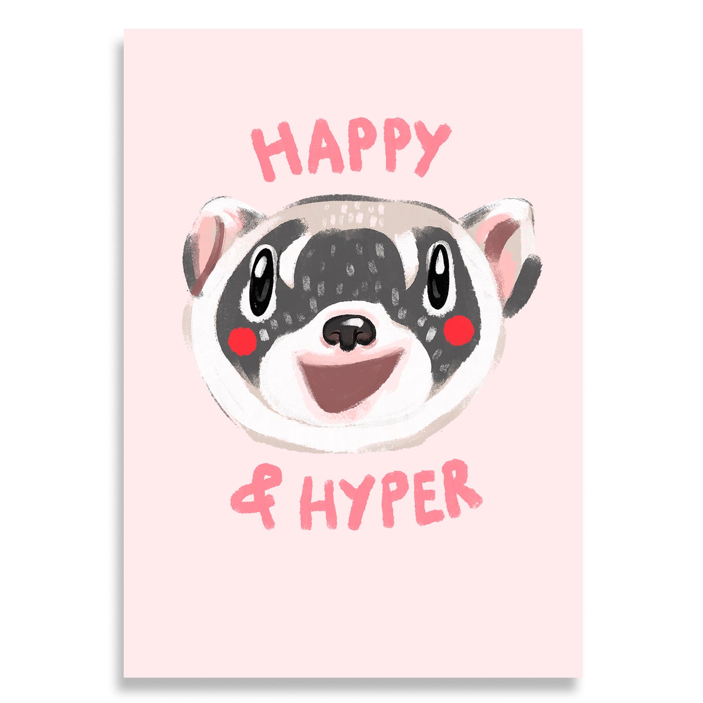 Happy and Hyper Giclee Print