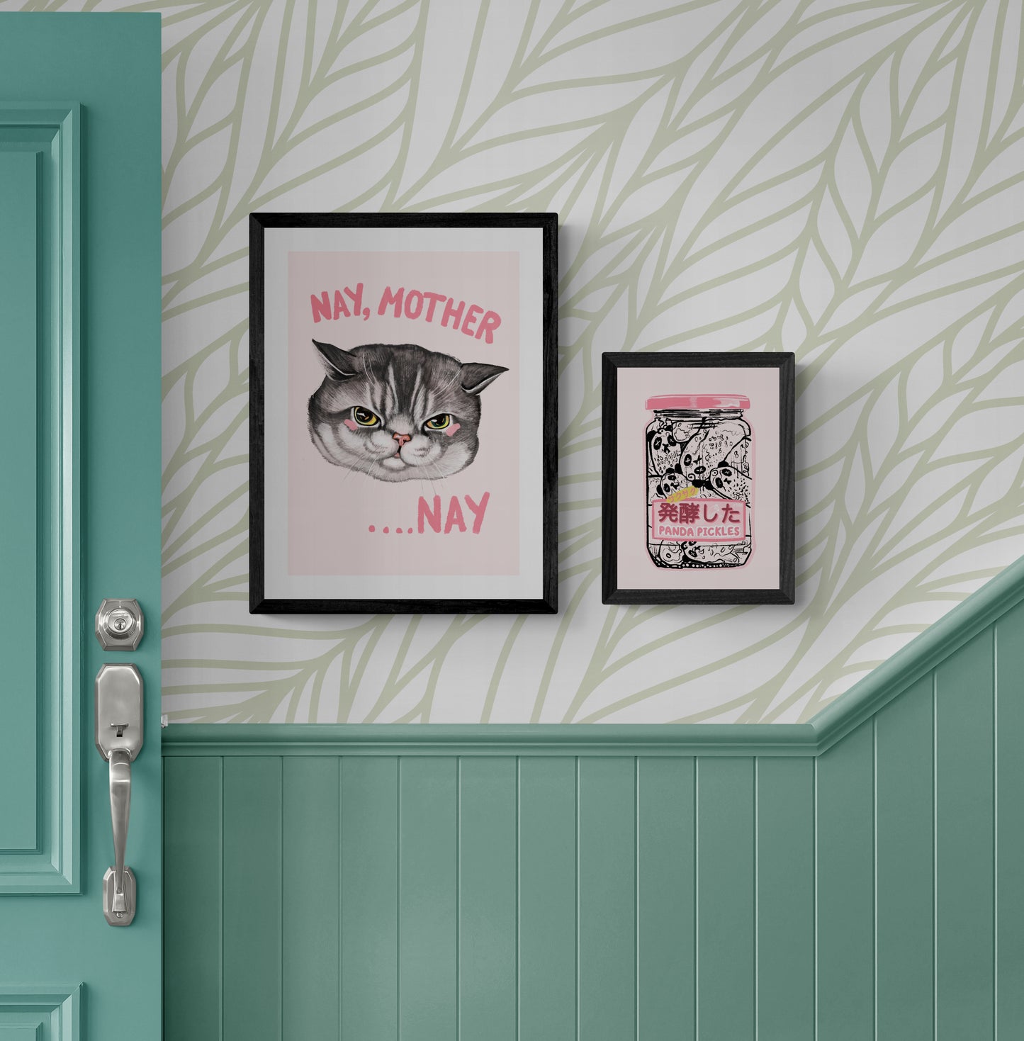 NAY, Mother ....NAY Cat Giclee print