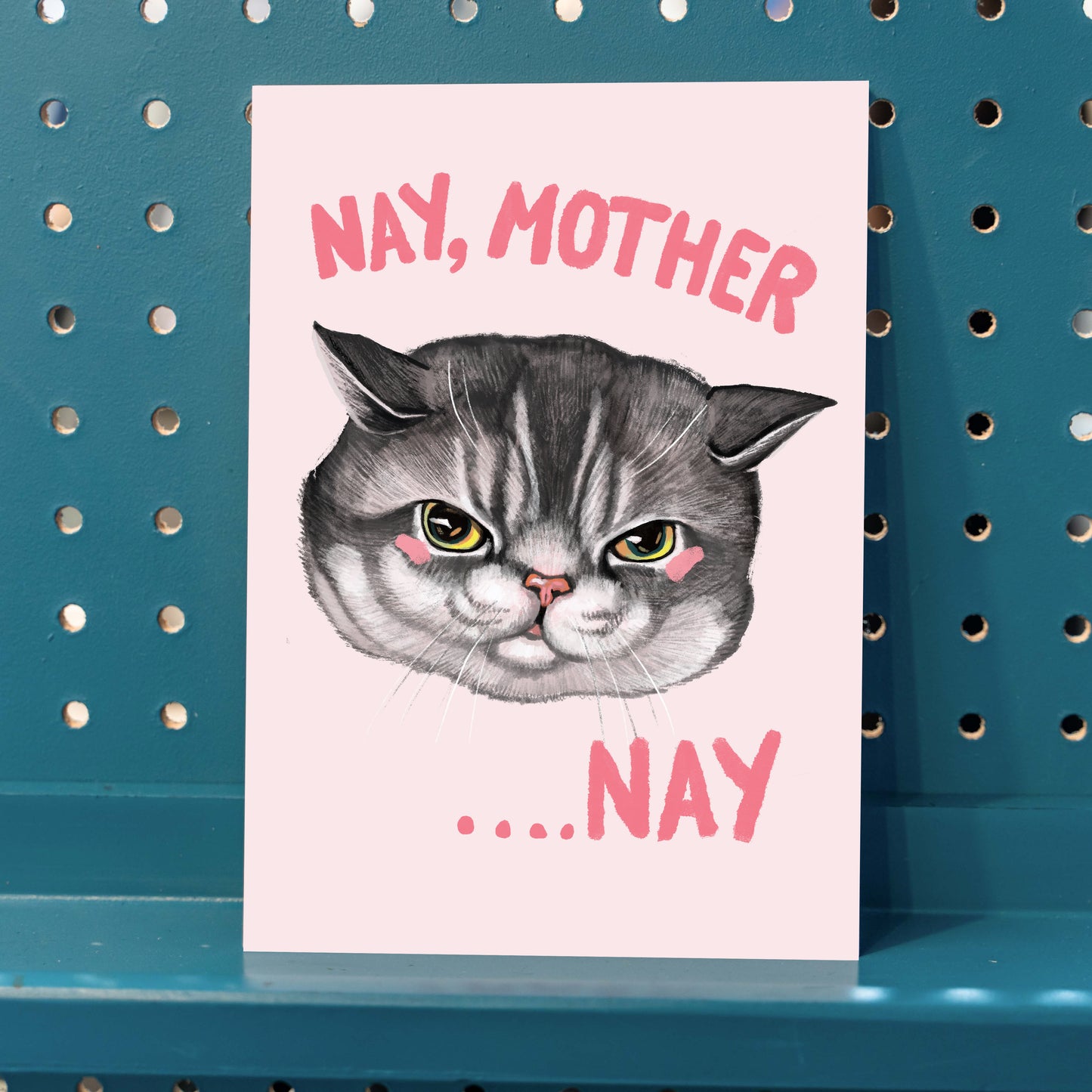 NAY, Mother ....NAY Cat Giclee print