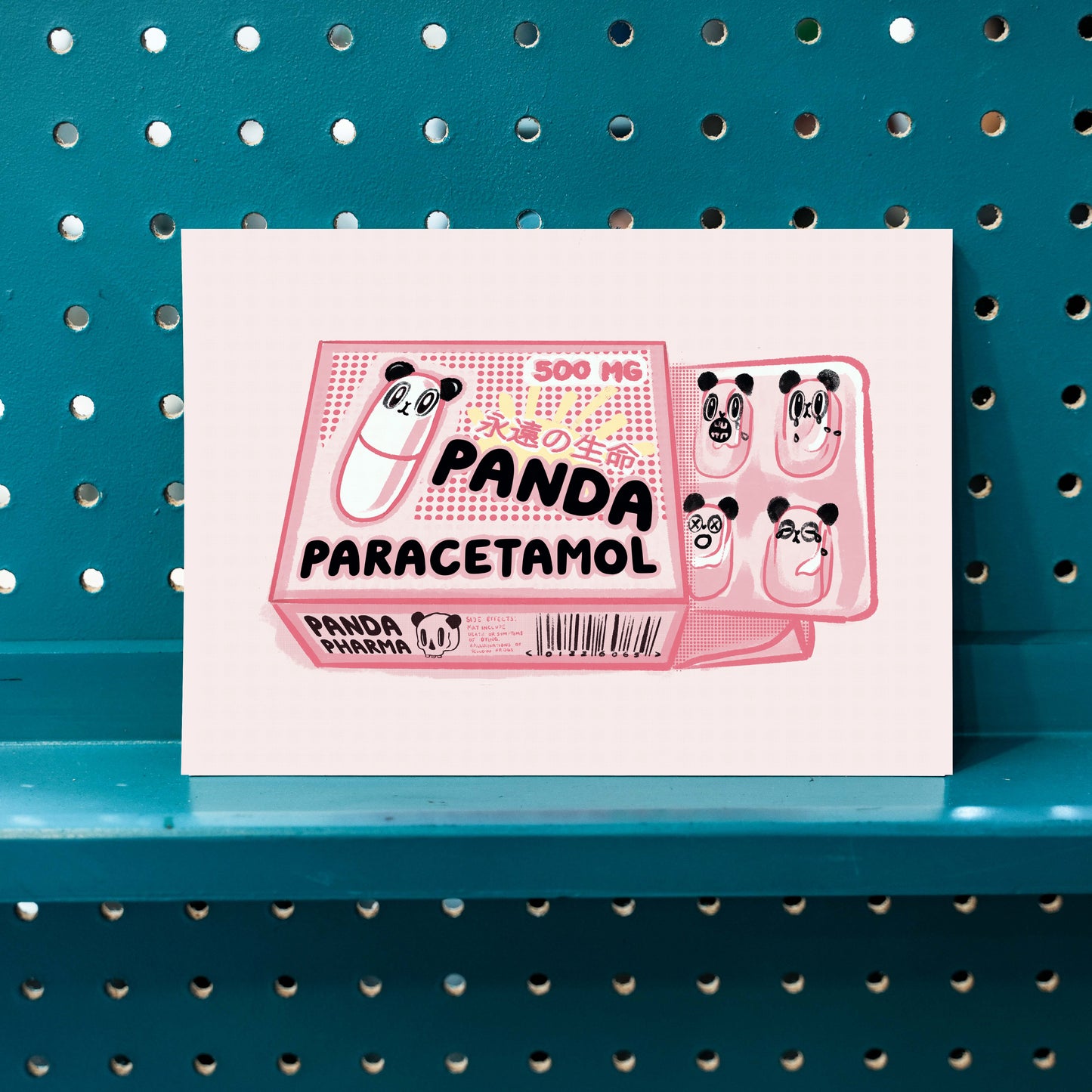 Panda Paracetamol Giclee Print