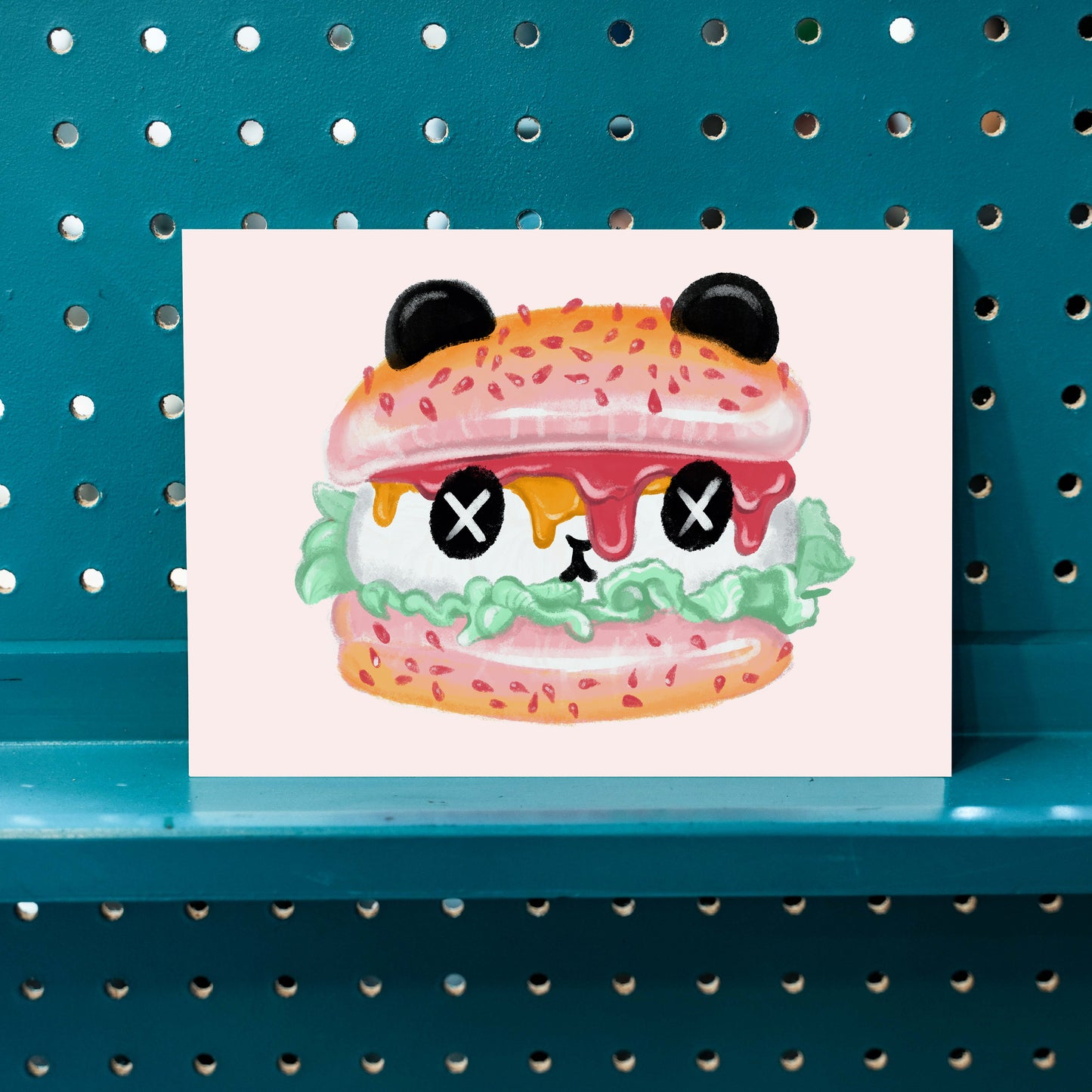 Panda Pounder Giclee Print