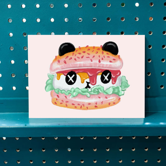 Panda Pounder Giclee Print