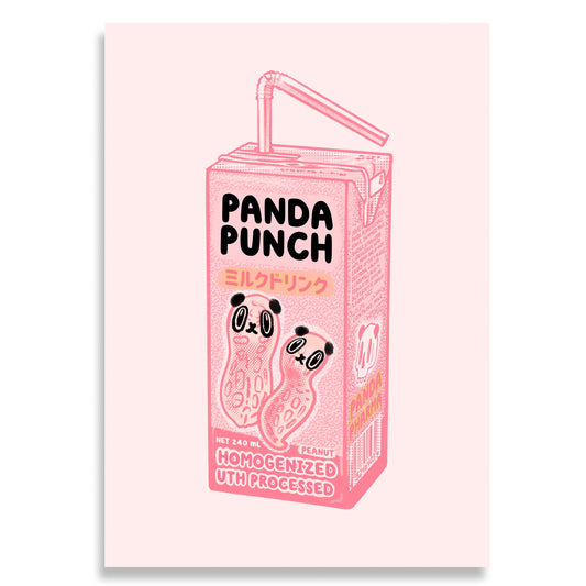 Panda Peanut Punch Giclee Print