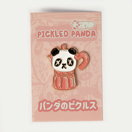 Panda Percolator Enamel Pin