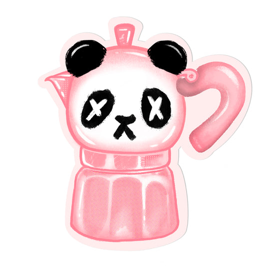 Panda Percolator sticker