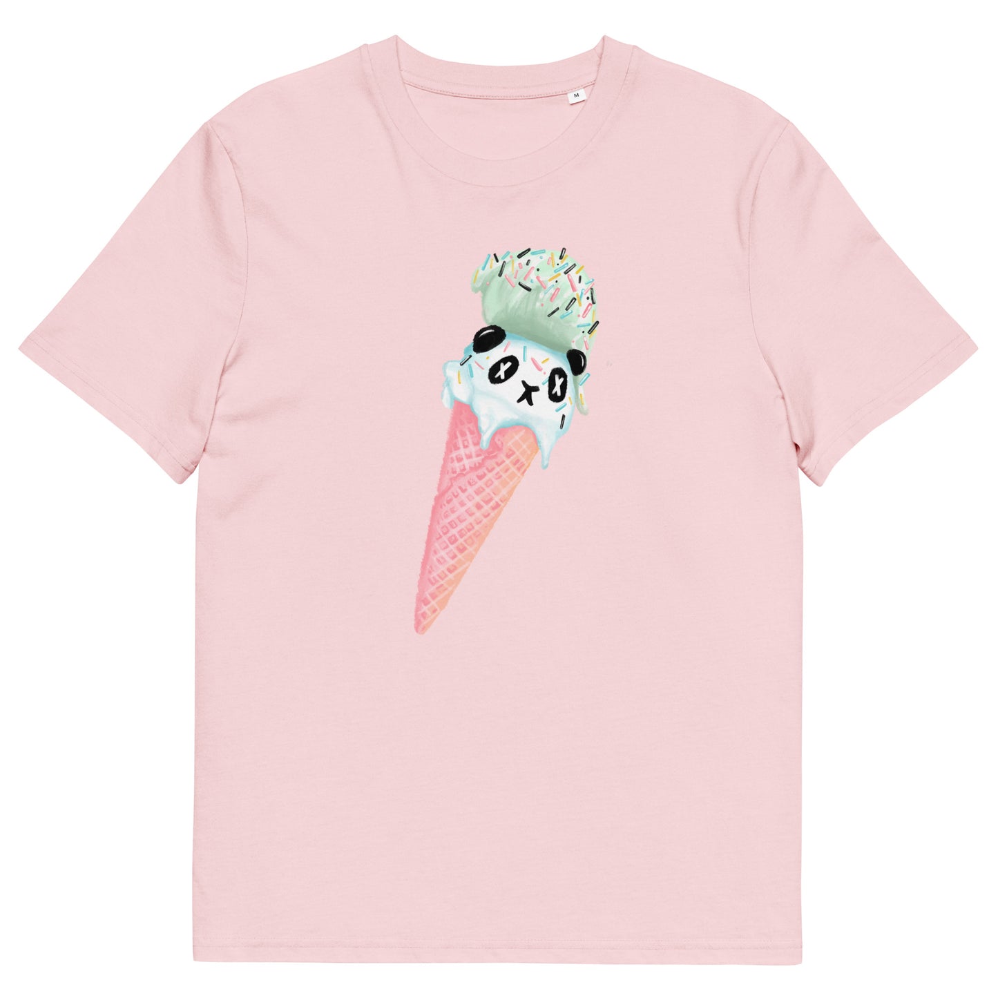 Panda Pistachio Ice Cream Organic T-shirt