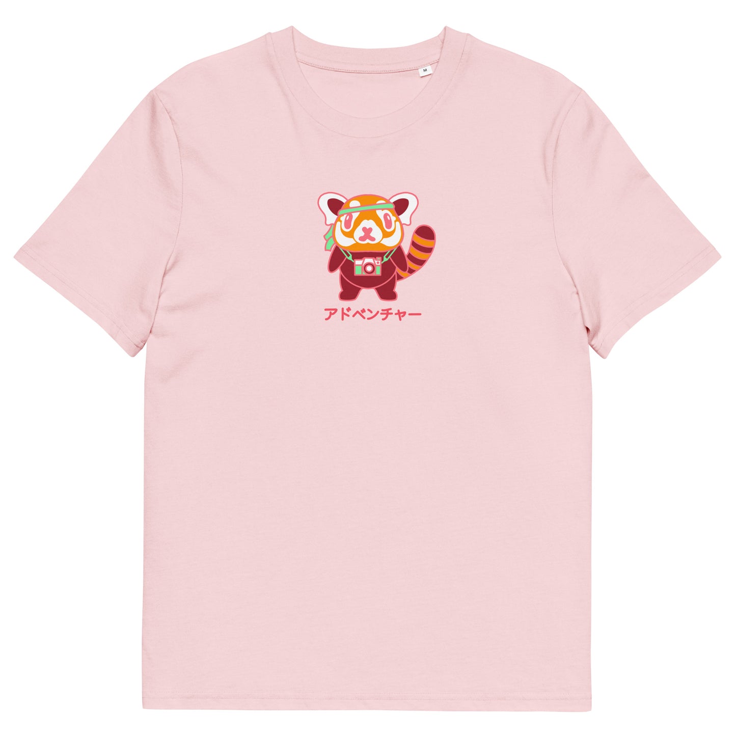 Red Panda Adventure Small Design Organic cotton t-shirt