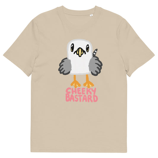 Cheeky Bastard Seagull Organic T-Shirt