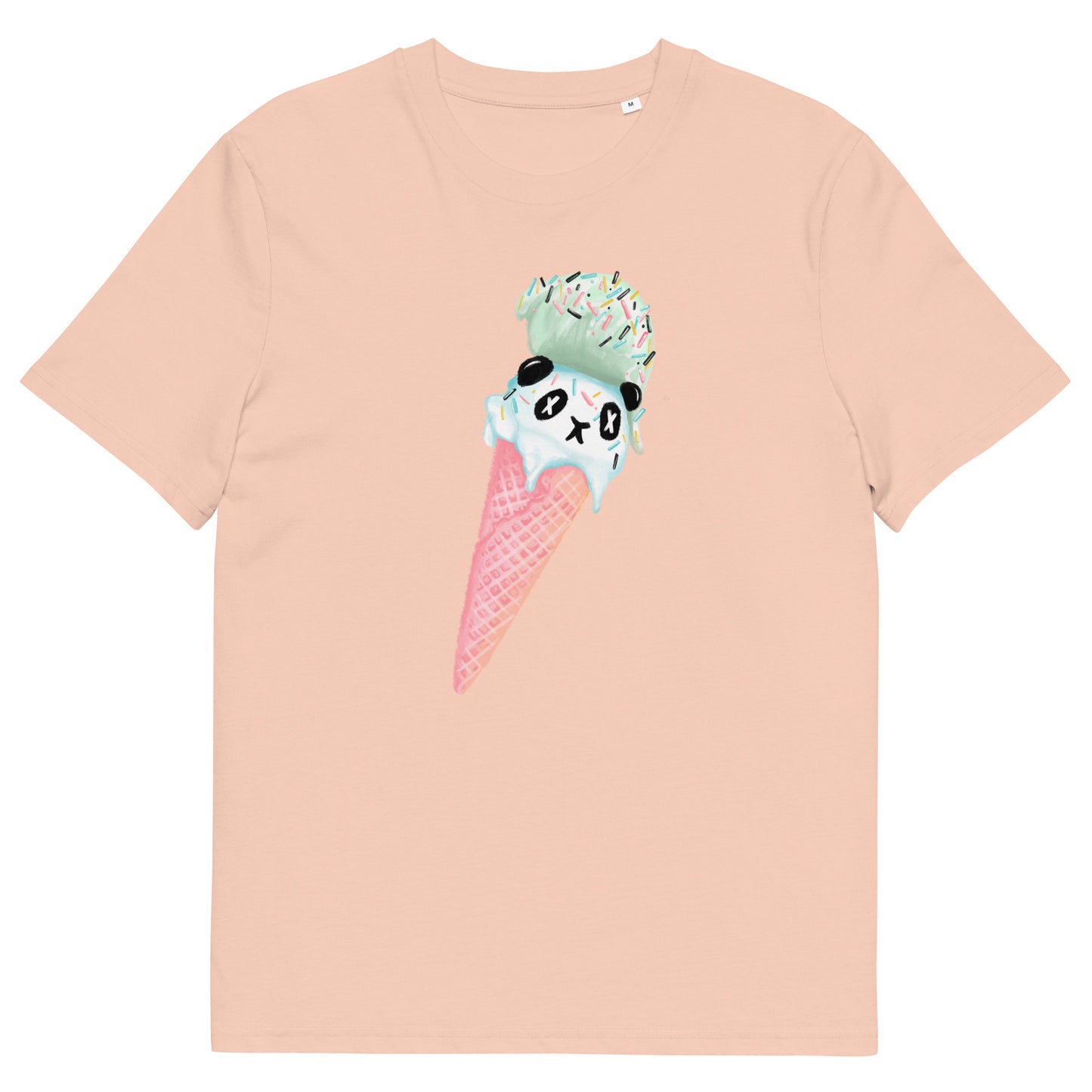 Panda Pistachio Ice Cream Organic T-shirt