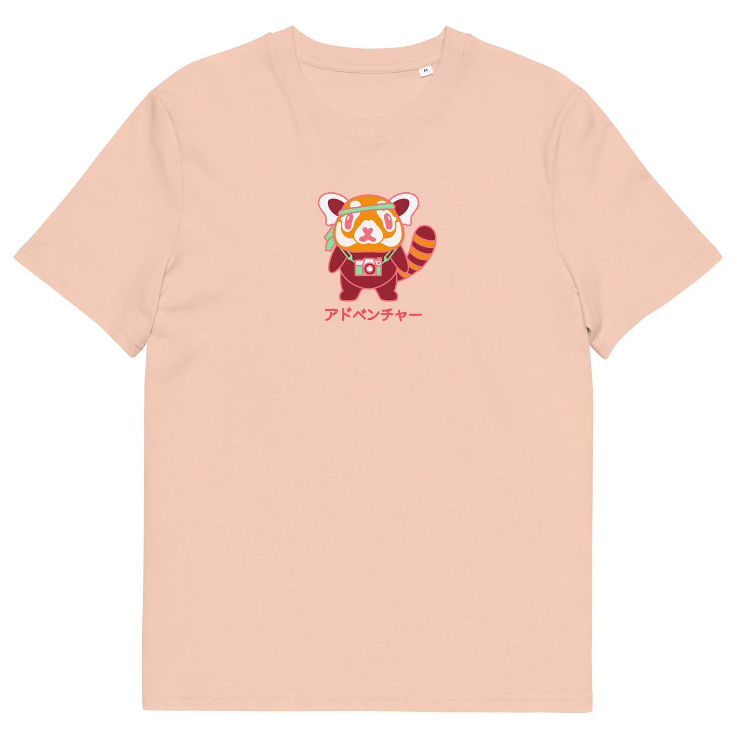 Red Panda Adventure Small Design Organic cotton t-shirt